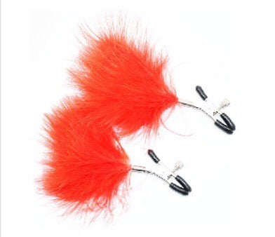 Feathered Nipple Clips