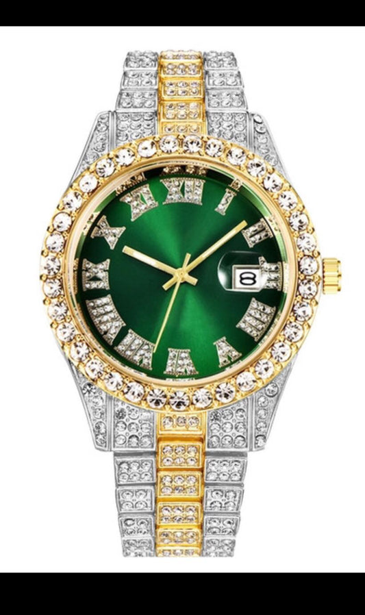 Diamond Face Men Watch