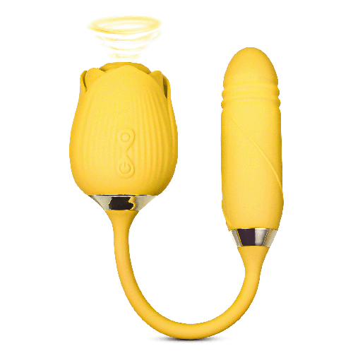 Rose Sucker 4.0 With Thrusting Dildo