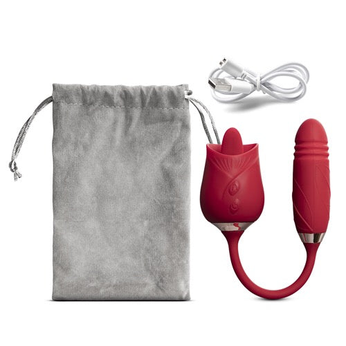 Rose Licker 5.0 With Thrusting Dildo