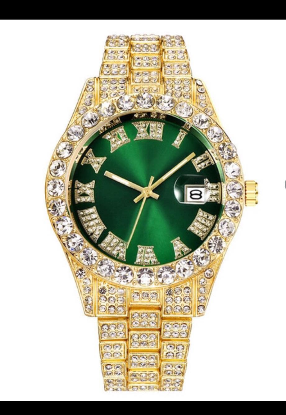 Diamond Face Men Watch